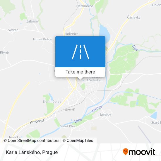 Karla Lánského map