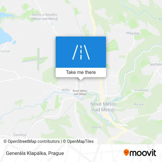 Карта Generála Klapálka