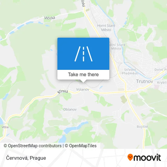 Карта Červnová