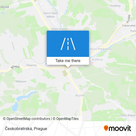 Českobratrská map