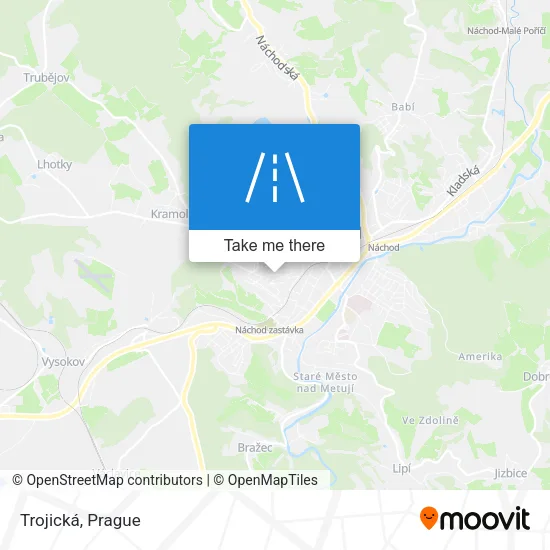 Карта Trojická