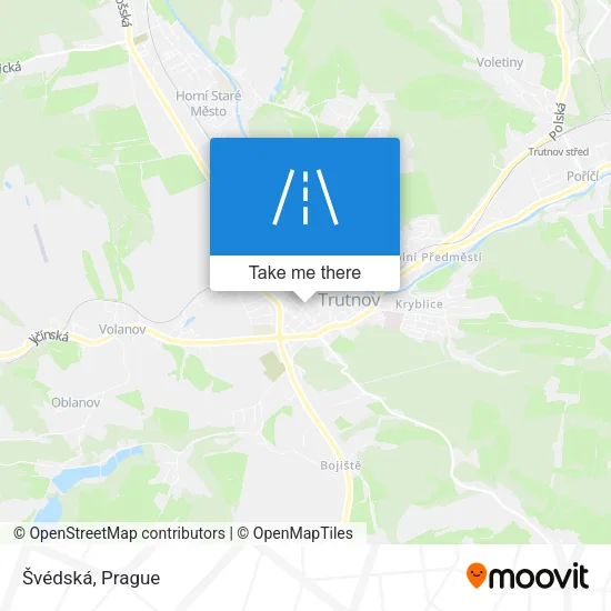 Карта Švédská