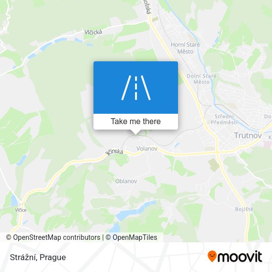 Strážní map