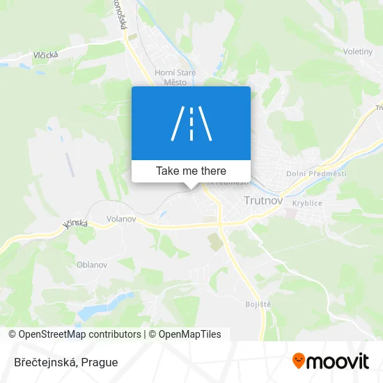 Карта Břečtejnská