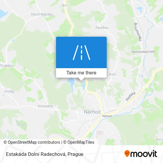 Карта Estakáda Dolní Radechová