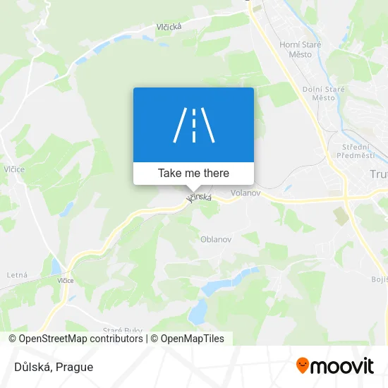 Карта Důlská