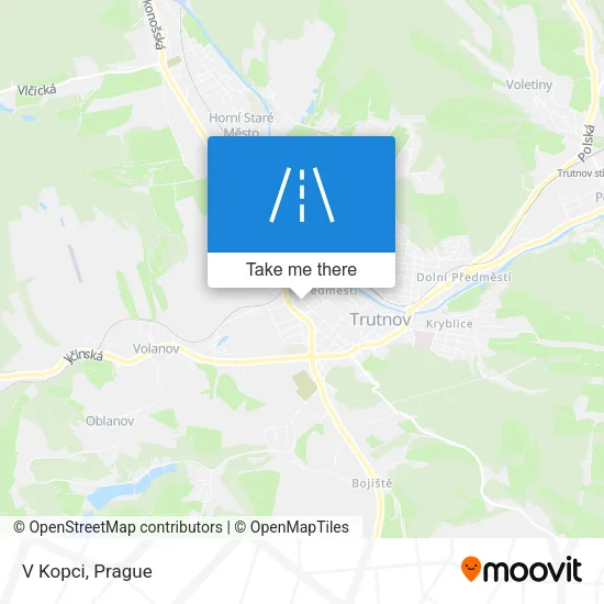 Карта V Kopci