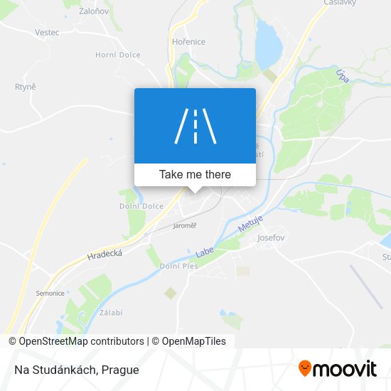 Na Studánkách map