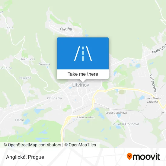 Карта Anglická