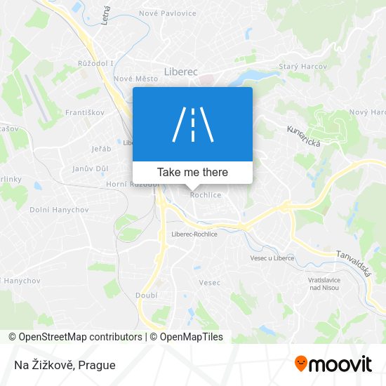 Na Žižkově map