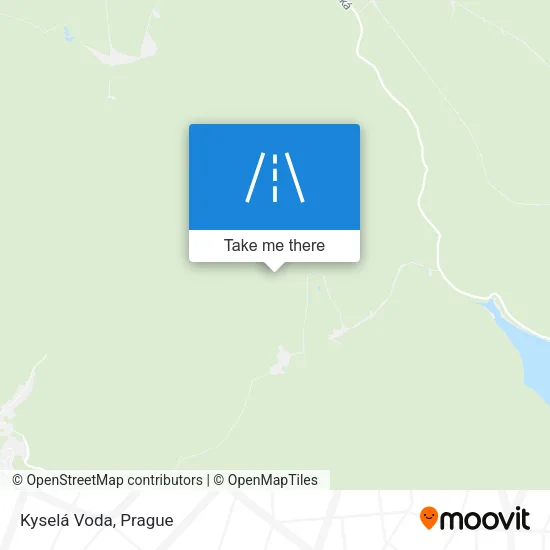 Карта Kyselá Voda