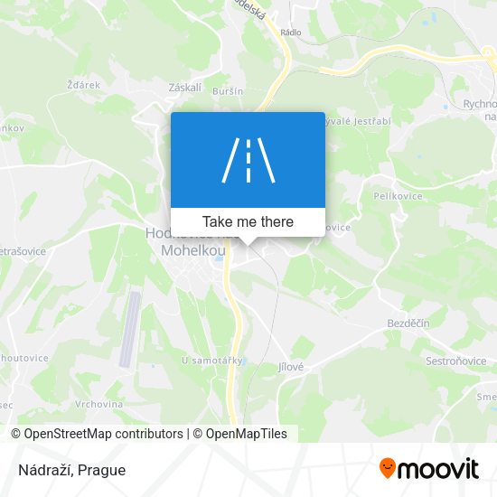 Nádraží map