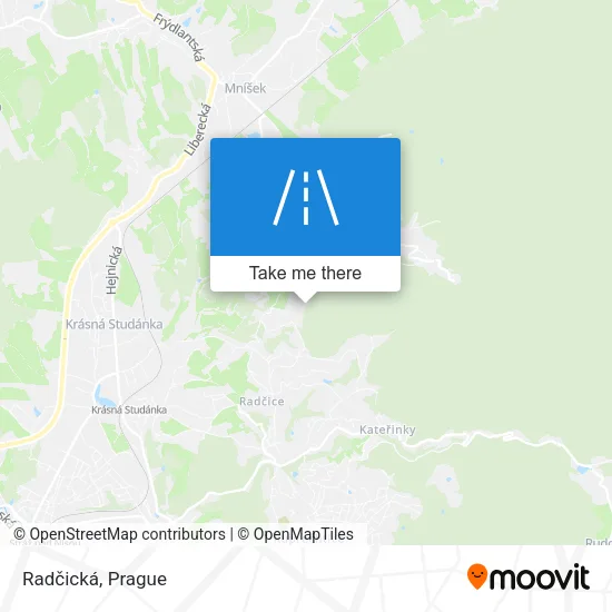 Карта Radčická
