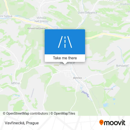 Vavřinecká map