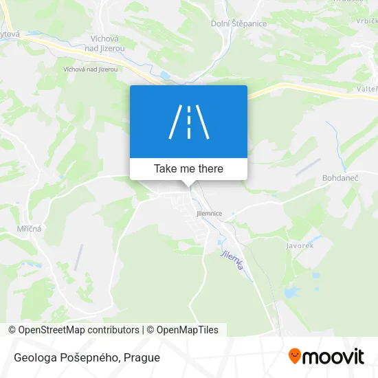 Geologa Pošepného map