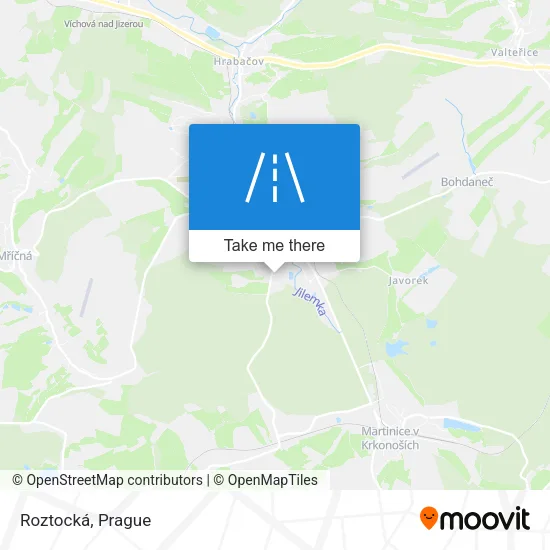 Карта Roztocká