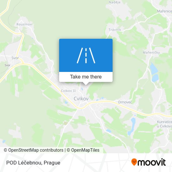 POD Léčebnou map