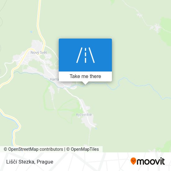 Liščí Stezka map