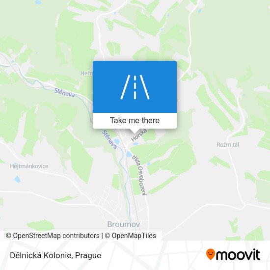 Dělnická Kolonie map