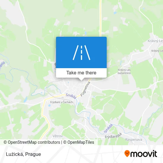 Карта Lužická