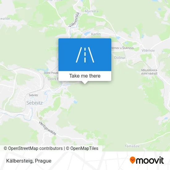 Карта Kälbersteig