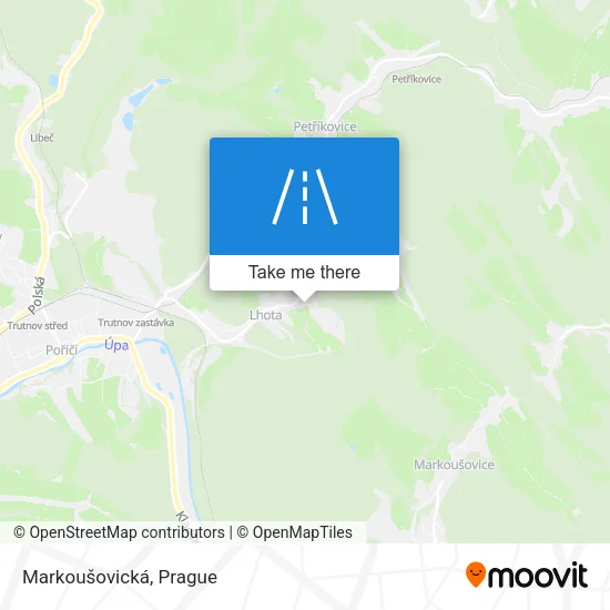 Карта Markoušovická