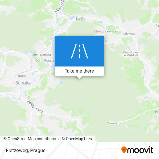 Карта Fietzeweg