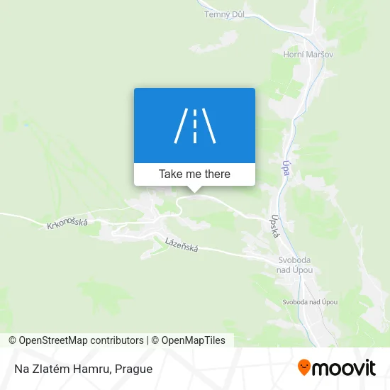 Карта Na Zlatém Hamru