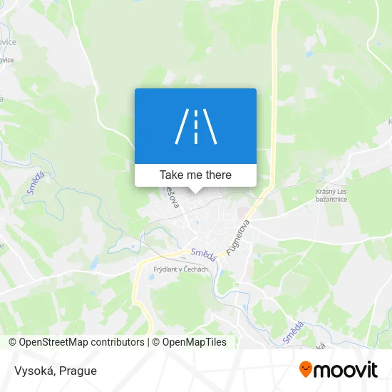 Карта Vysoká
