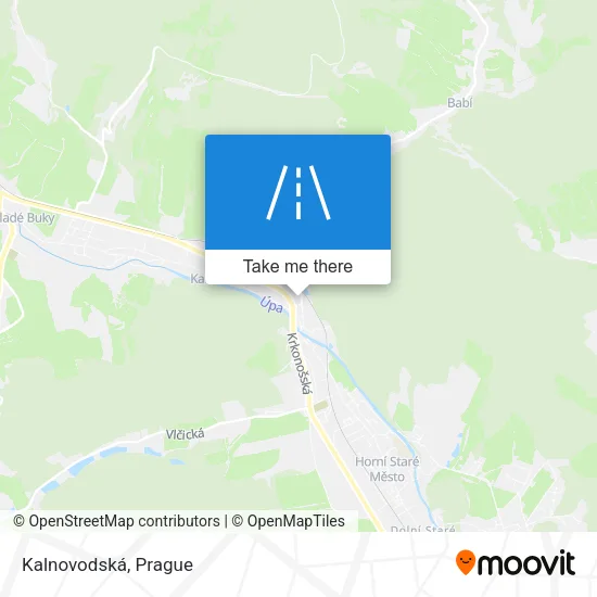 Карта Kalnovodská