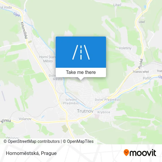 Карта Hornoměstská