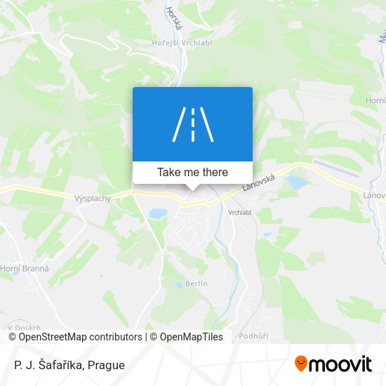 P. J. Šafaříka map