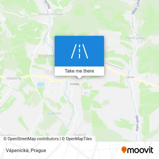 Карта Vápenická