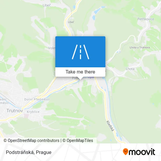 Карта Podstráňská