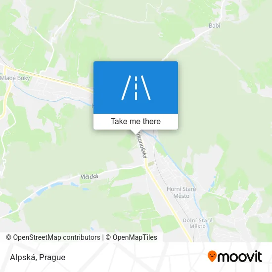 Карта Alpská