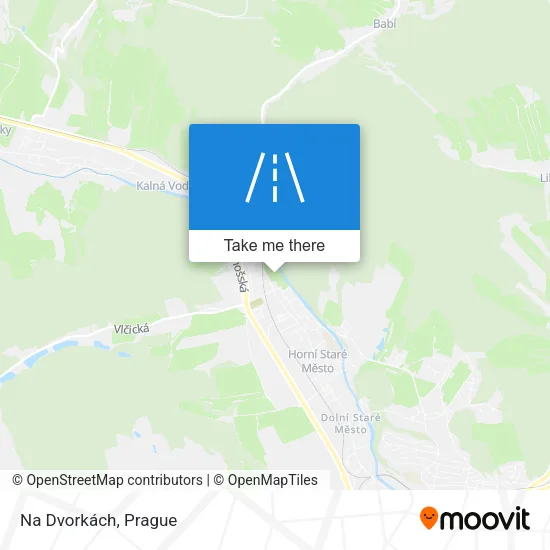 Карта Na Dvorkách
