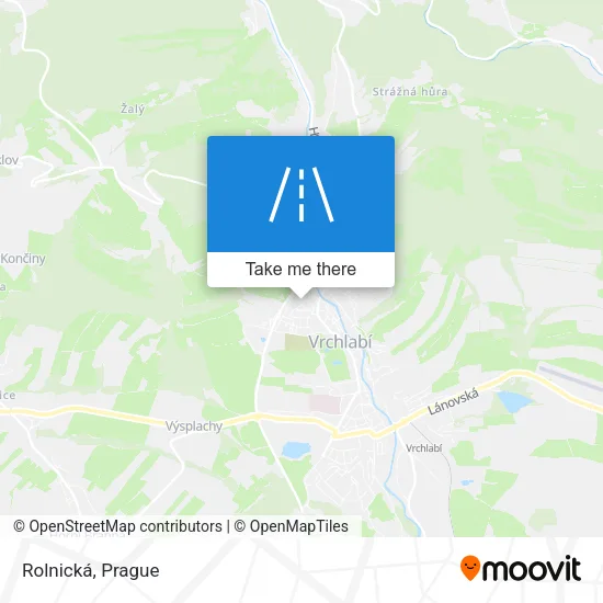 Карта Rolnická
