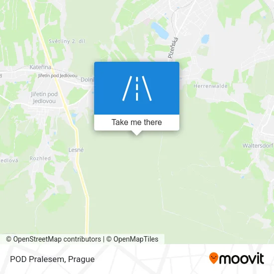 Карта POD Pralesem