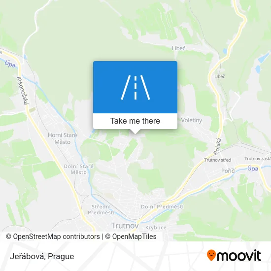 Карта Jeřábová