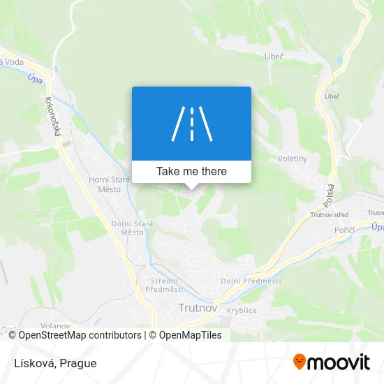 Карта Lísková