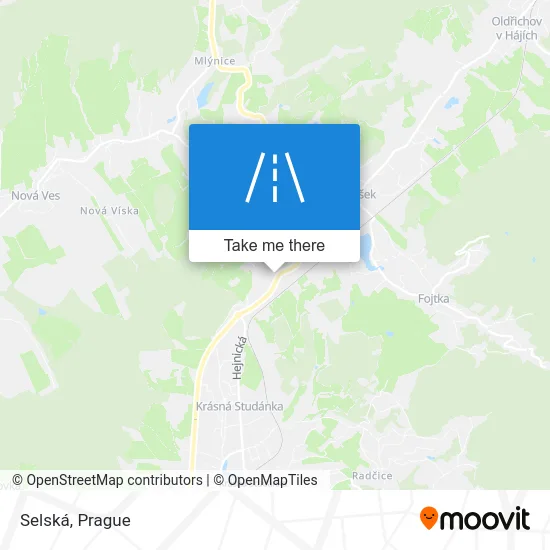 Карта Selská