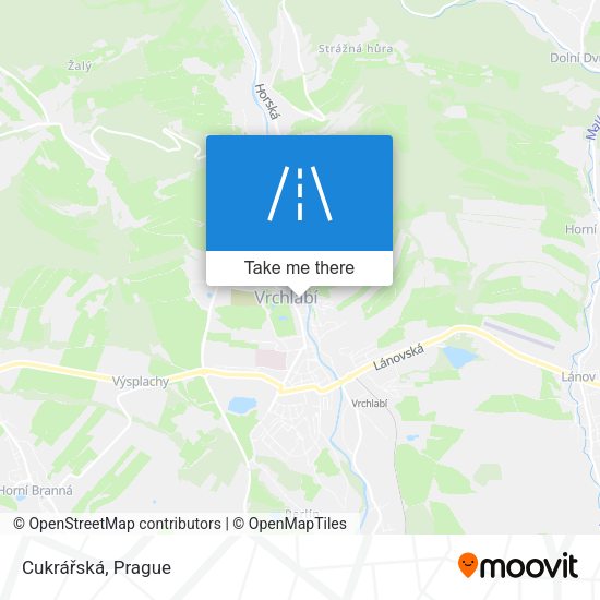 Cukrářská map