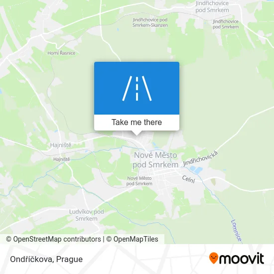Карта Ondříčkova