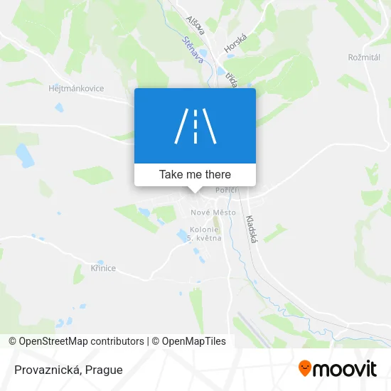 Карта Provaznická