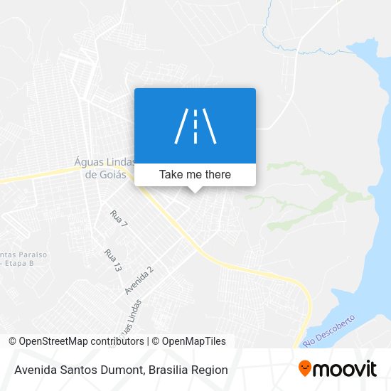 Avenida Santos Dumont map