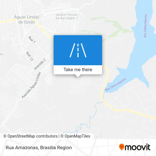 Rua Amazonas map