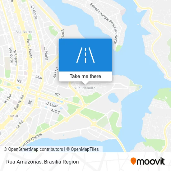 Rua Amazonas map