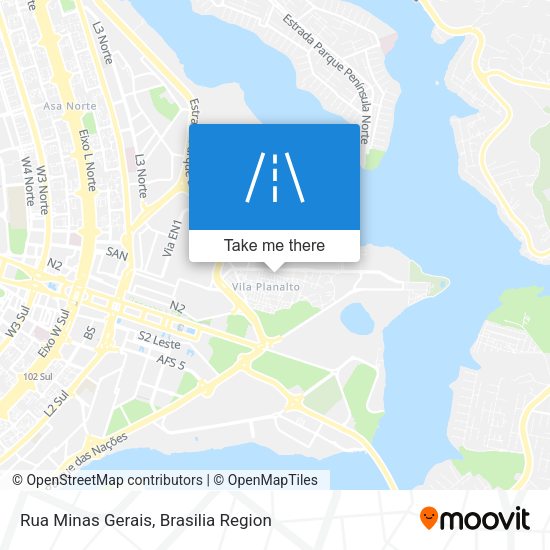 Rua Minas Gerais map