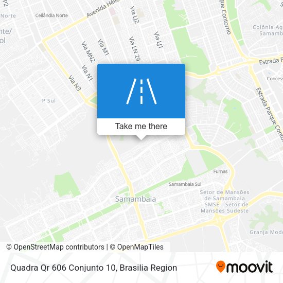 Quadra Qr 606 Conjunto 10 map