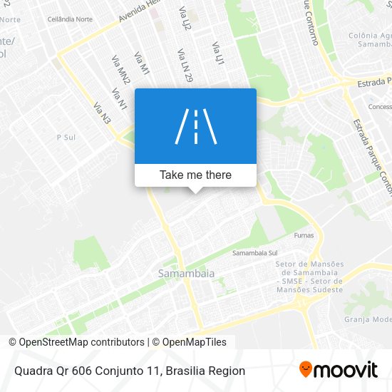Quadra Qr 606 Conjunto 11 map